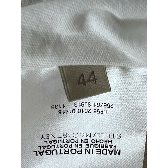 Stella McCartney Lace Baby Tee tank 100% Cotton Square Neckline 44 y2k dainty - Picture 9 of 11